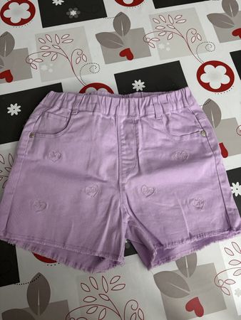 Shorts estivi lilla con 122 - 7 anni
