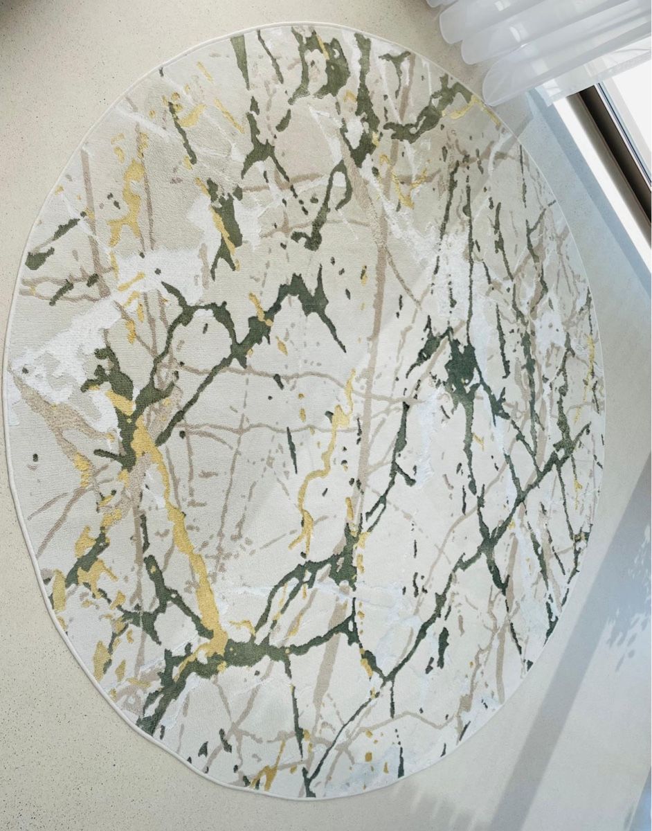 Teppiche: Runder Teppich Kurzflor glänzend – Gebraucht aus Binningen von DesignFanatic 4