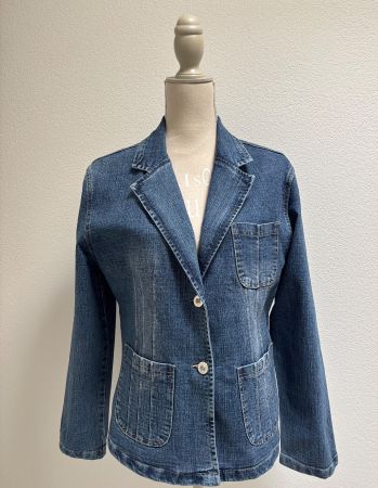 🤍 Jeansjacke / Jeansblazer von „City Jean“, Gr. 52/XXL 🤍