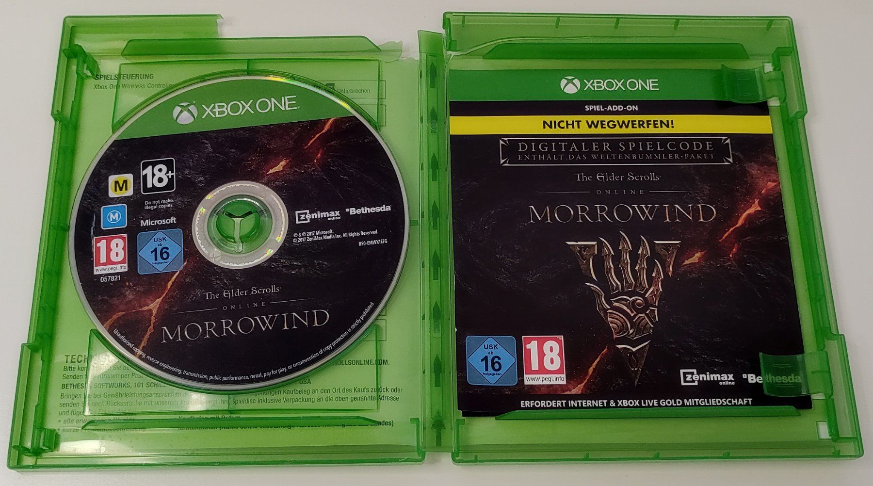 Jeux: Xbox One: The Elder Scrolls Online - Morrowind – D'occasion à Uznach par Cheese-Us 2