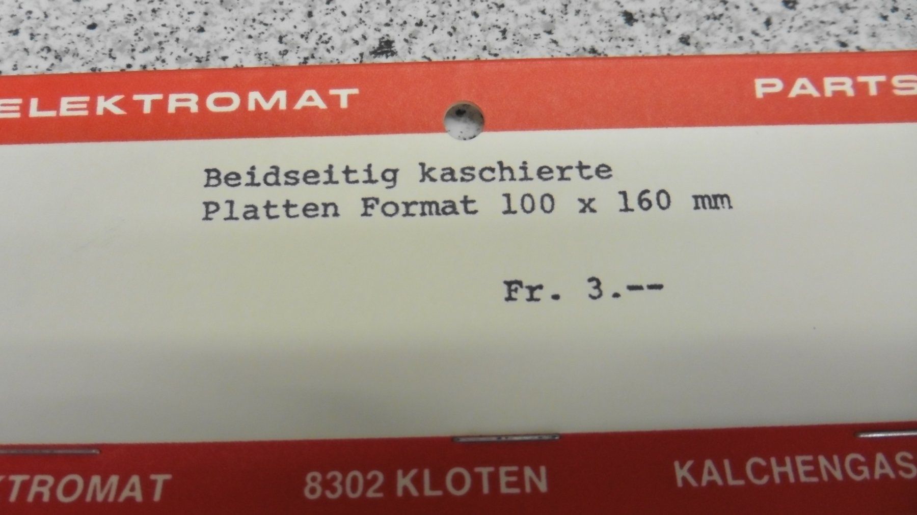 Componenti elettronici: Lochrasterplatten – Nuovo e nell'imballaggio originale da Mönchaltorf venduto da boesi51 3