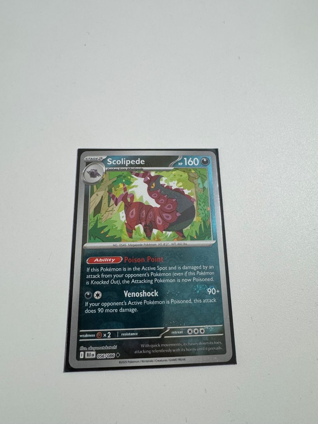 Pokémon Carte collezionabili: Scolipede Pokemon BLK 056/086 Master Ball – Nuovo (secondo la descrizione) da Winterthur venduto da hershanking