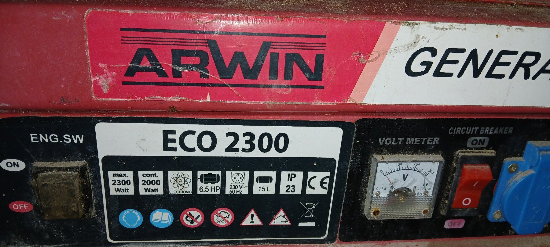 Stromgeneratoren: ARWIN ECO 2300 Generator Benzin Stromerzeuger 2000 Watt – Defekt aus Fanas von Skyman 1
