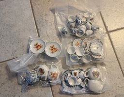 Puppengeschirr Porzellan mit Bärenmotiv gebraucht