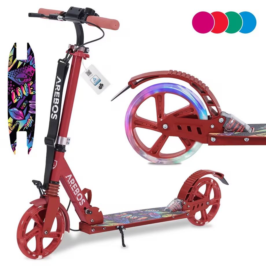 Kickboard: Tretroller Kickroller Cityroller Kinderroller Erwachsene  – Nuovo (secondo la descrizione) da Nebikon venduto da warendiscount