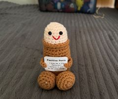 Handmade crochet dolls positive penis funny gift