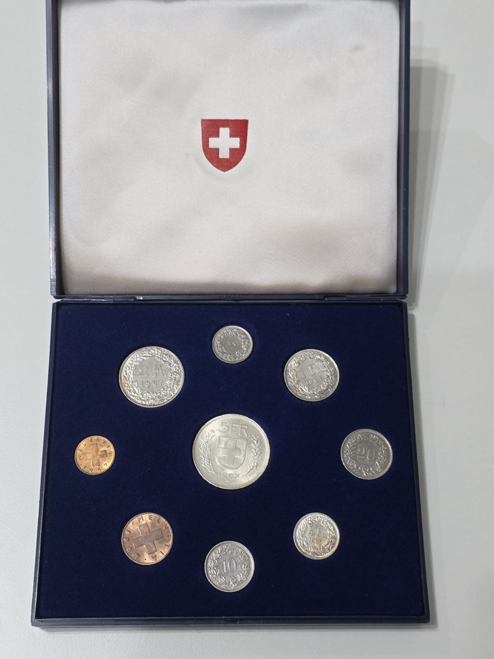 Tutti le monete: letzte Schweizermünzen-Sammlung 1967 / Silber – Usato da Scherzingen venduto da Benjanil