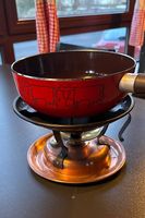 réchaud Stöckli avec caquelon fondue 