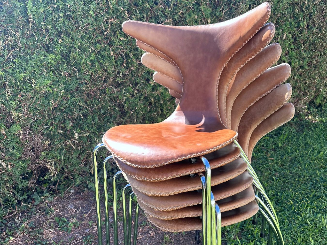 Chaises: 🪑six chaises en cuir – D'occasion à St-Légier-Chiésaz par EvaVDRiviera 2