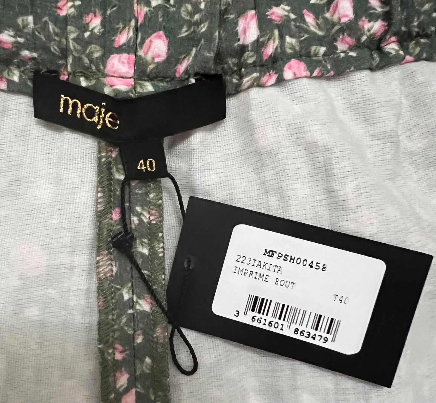 Maje Pantaloni: Blumige Sommer Shorts / Gr. 40 / Maje – Nuovo e nell'imballaggio originale da Eichberg venduto da Lolapop18 3