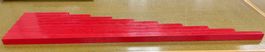 Montessori Rote Stange, die kleinste fehlt (Lernmaterial)