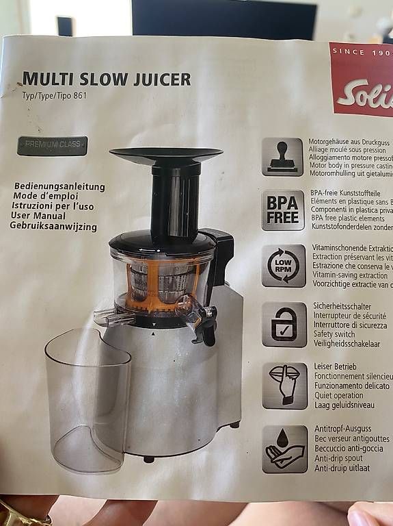 Elettrodomestici da cucina: Solis Multi Slow Juicer – Usato da Henggart venduto da Chlungele