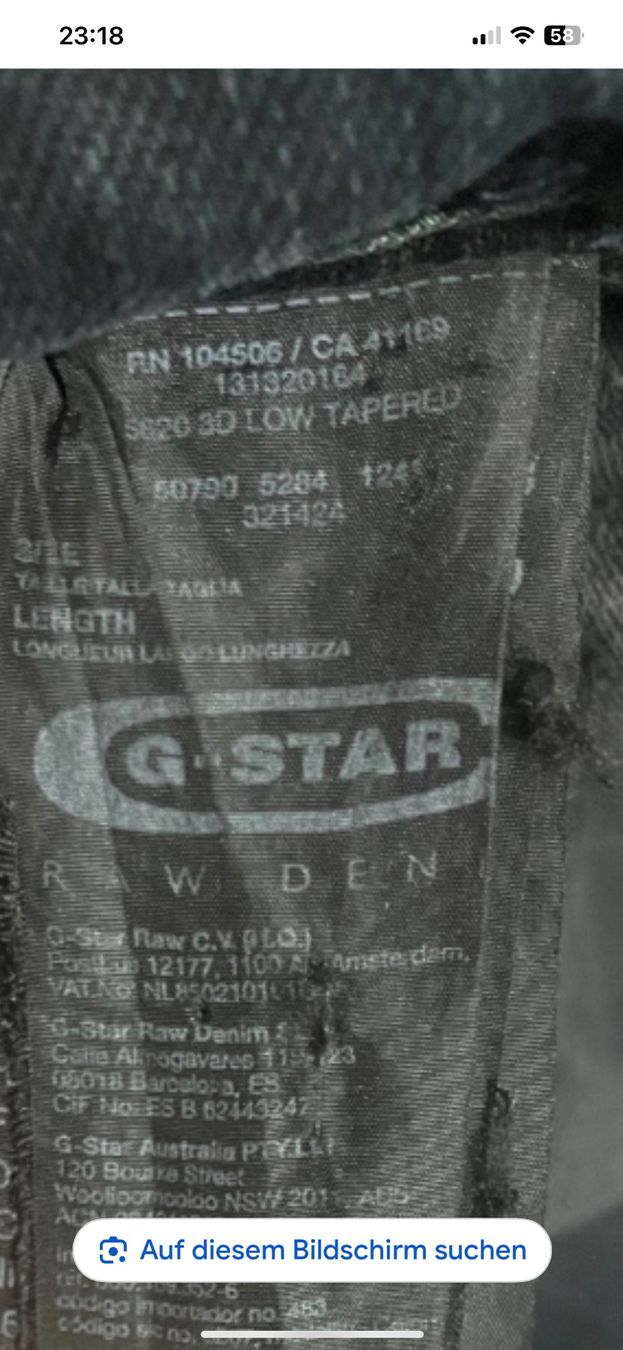 Jeans: G-Star Jeans – Usato da Hinterkappelen venduto da simona67 5