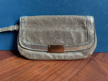 Jimmy Choo Clutch Gold – Abendtasche mit Staubbeutel