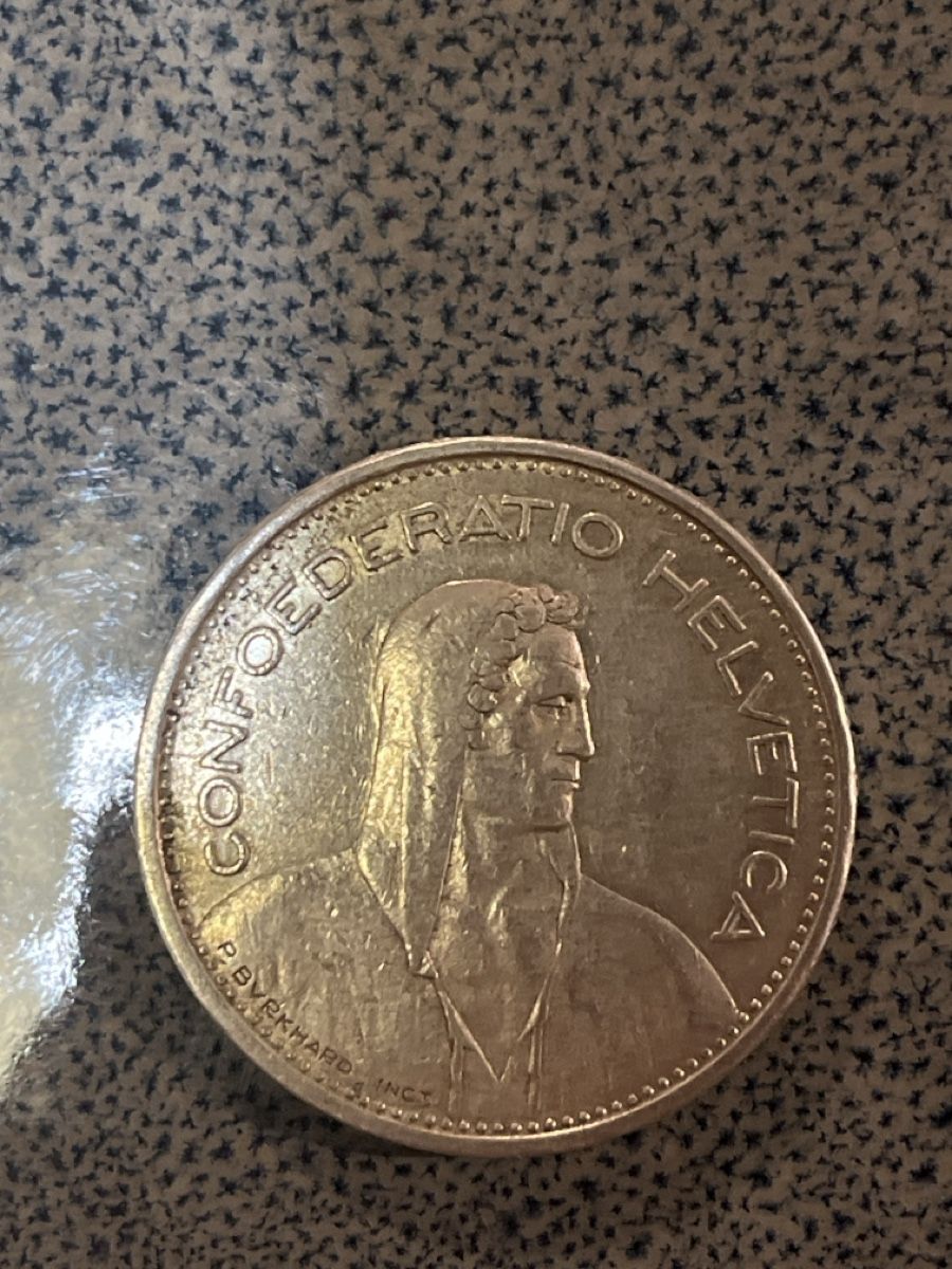 Tutti le monete: 5 francs argent 1940 B – Usato da Prangins venduto da Rodard8 1