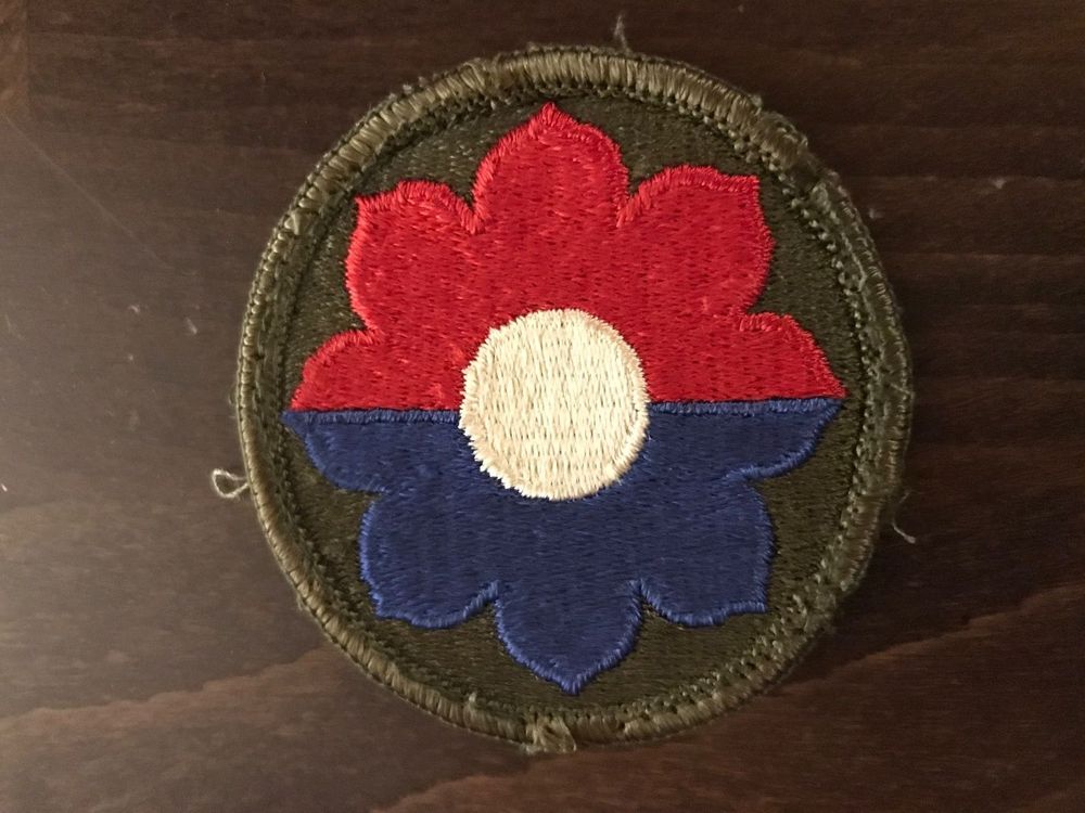 Original WWII Korean War Era US Army Patch 9th Division Old Reliables