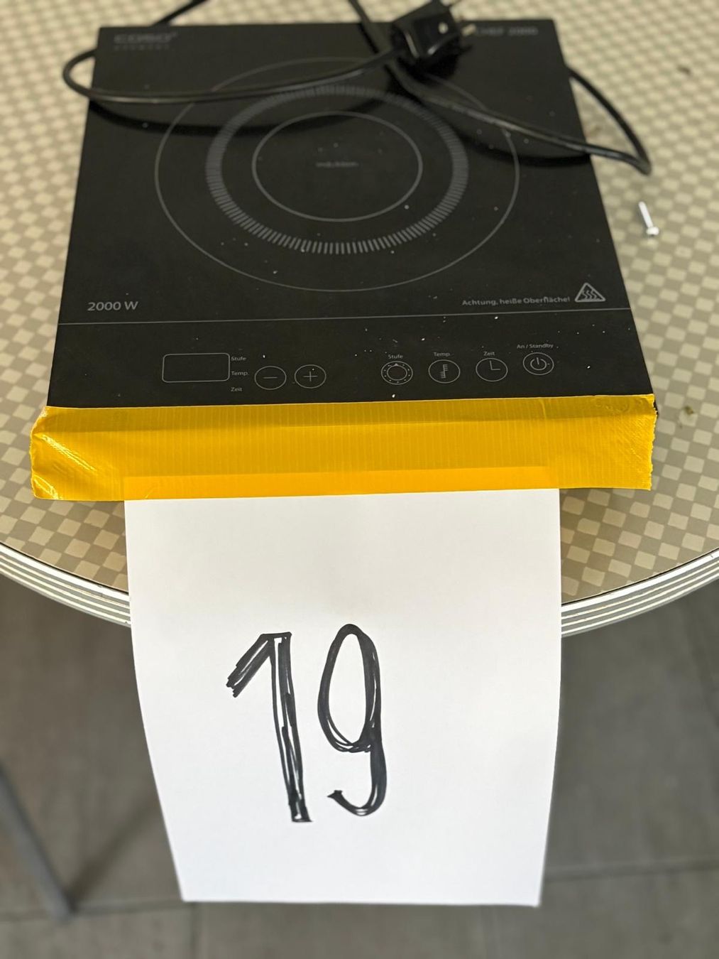 Servierplatten: Kochplatte Induktion 2000W gebraucht – Gebraucht aus Visp von mbb_xs75