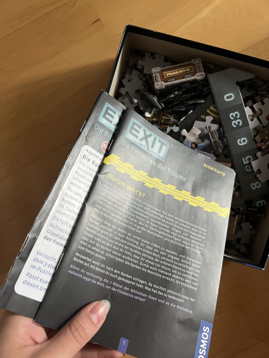 Puzzle: EXIT - Das Puzzle: Die Bibliothek der Träume 500 Teile – Usato da Toffen venduto da Vanessa_Germann 5