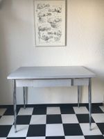 Vintage Kelko-Tisch (grau mit Bügeleinlage)