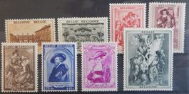 Belgien Kat. 506-513 * 1939 Kat. 35 Euro