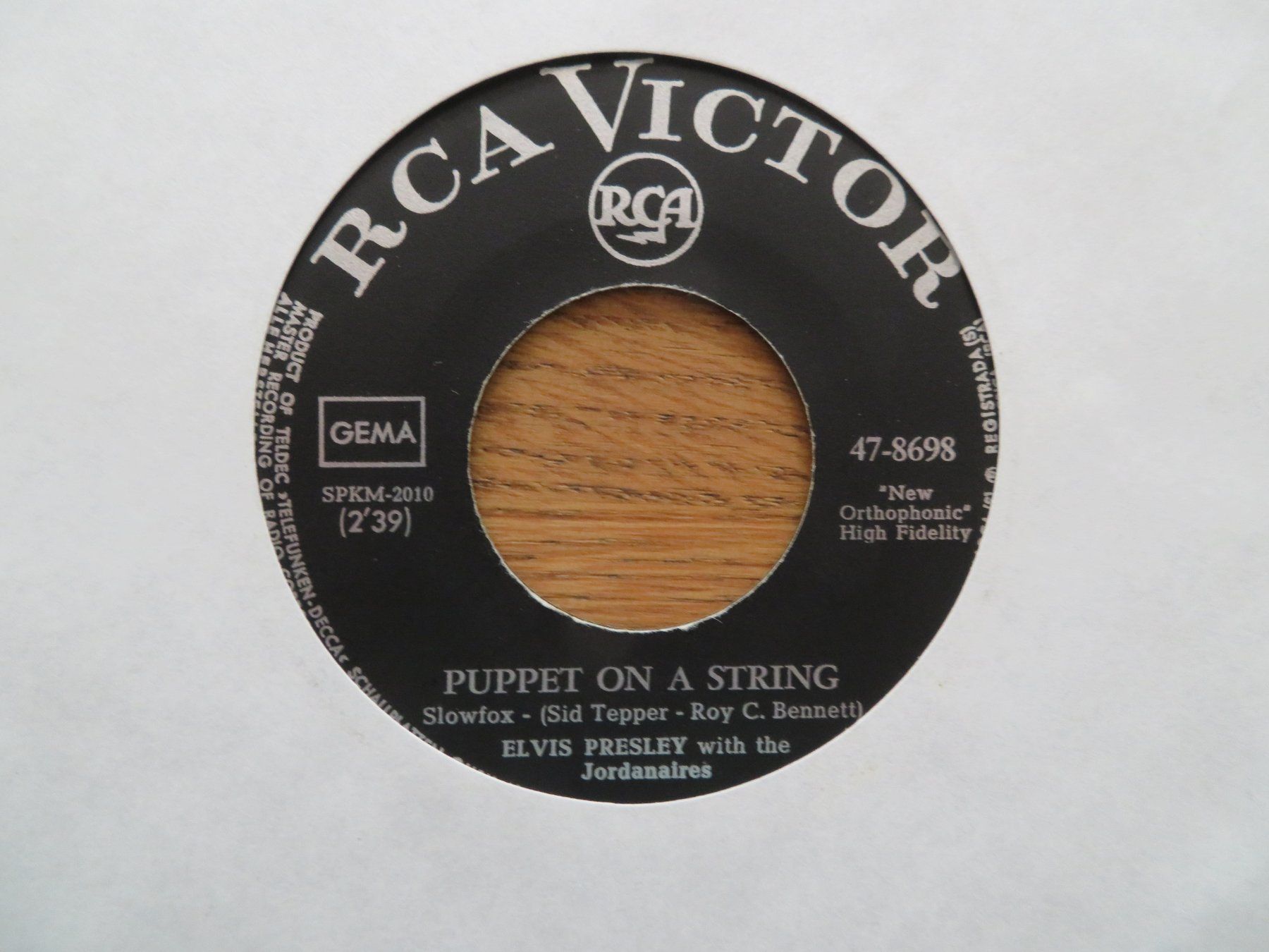 Dischi in vinile: Elvis Presley - Singles Tell Me Why + Puppet on a String – Usato da Zürich venduto da max_cp5f 1