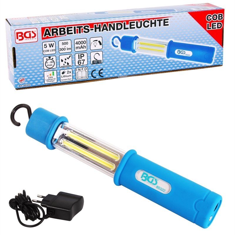 Lampen: Akku-Handleuchte, COB-LED, wasserdicht, 5 W – Neu und originalverpackt aus Dietikon von KFZ-Spezialwerkzeuge 1