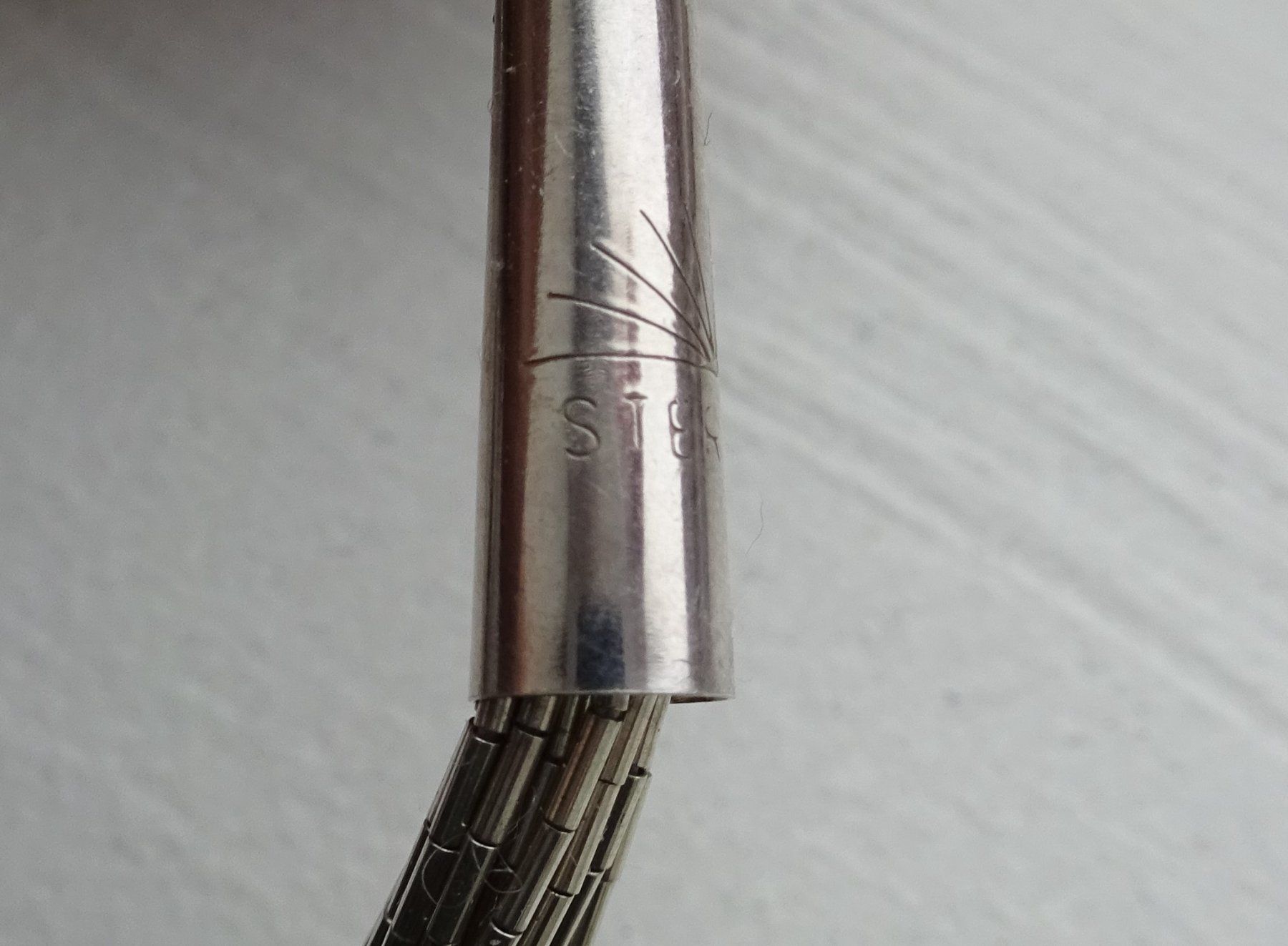 Catenine: Indianer Kette mit Silberbuttinetten – Usato da Esslingen venduto da FetteSchnecke 5
