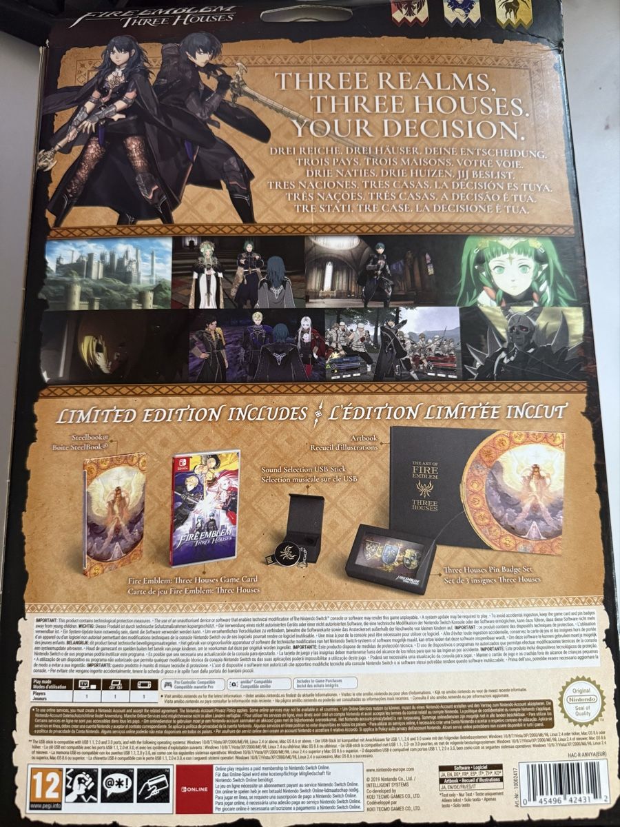 Nintendo Giochi: Fire Emblem Three Houses - Limited Edition – Usato da Wettingen venduto da Vante 1
