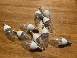 10x LED Kerzenlampe - Ampoule LED en forme de bougie
