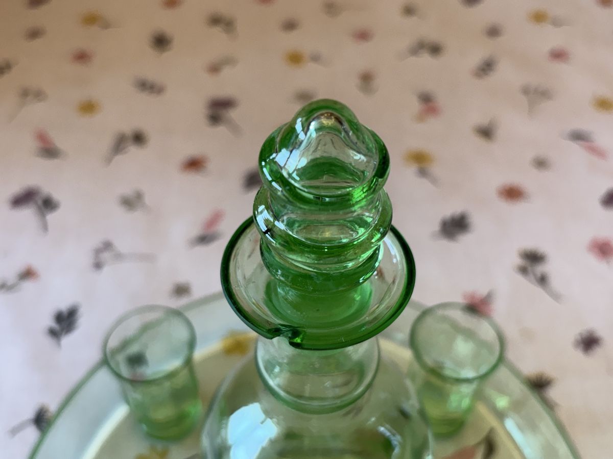 Bicchieri: Set per liquori (Schnaps set) ticinese – Usato da Lausanne venduto da ValeMerky 2