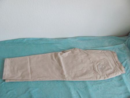 Sommer Jeanshose Beige Gr.50