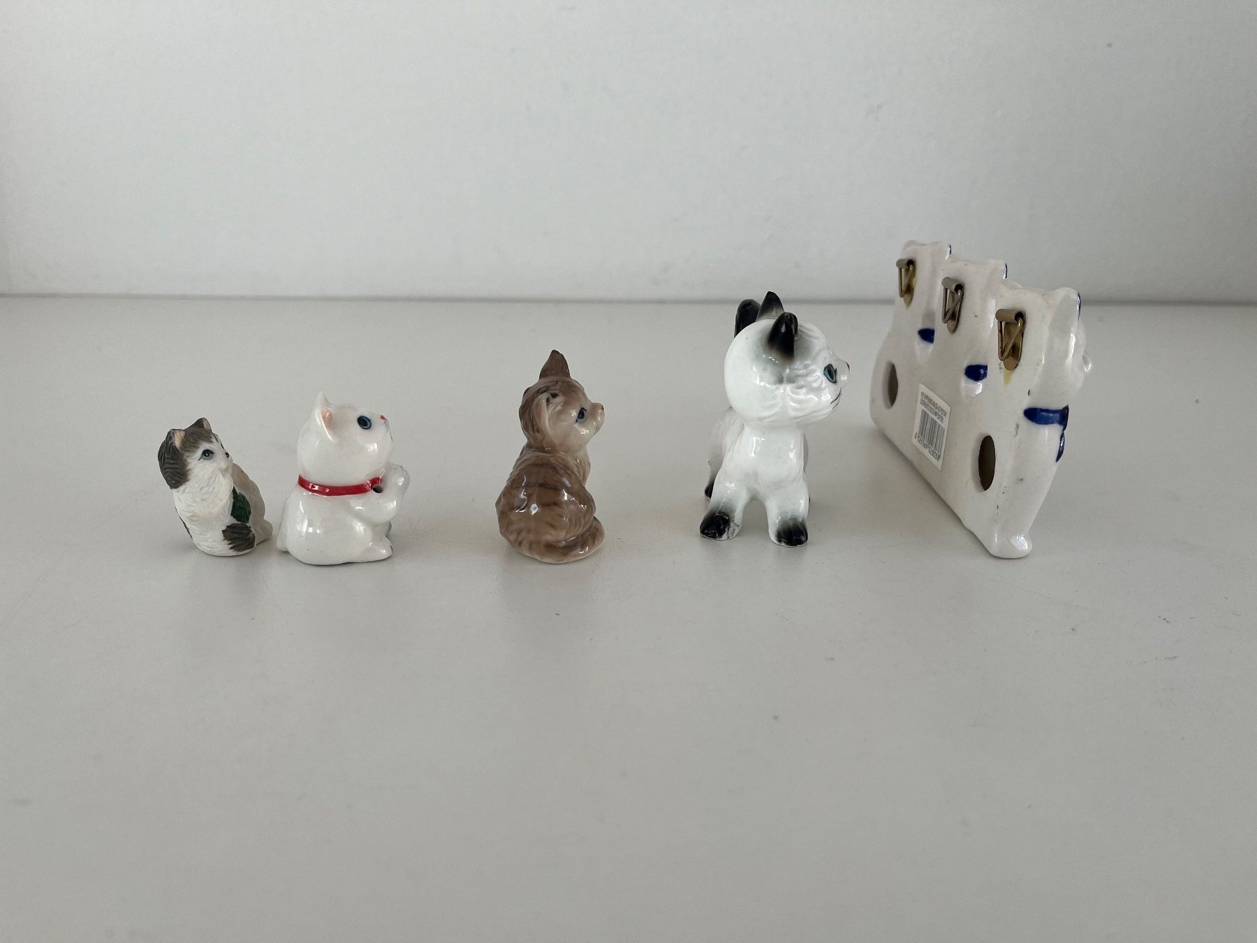 Statuette: 5 Stk. Katzen aus Keramik – Usato da Wetzikon ZH venduto da seli03 3