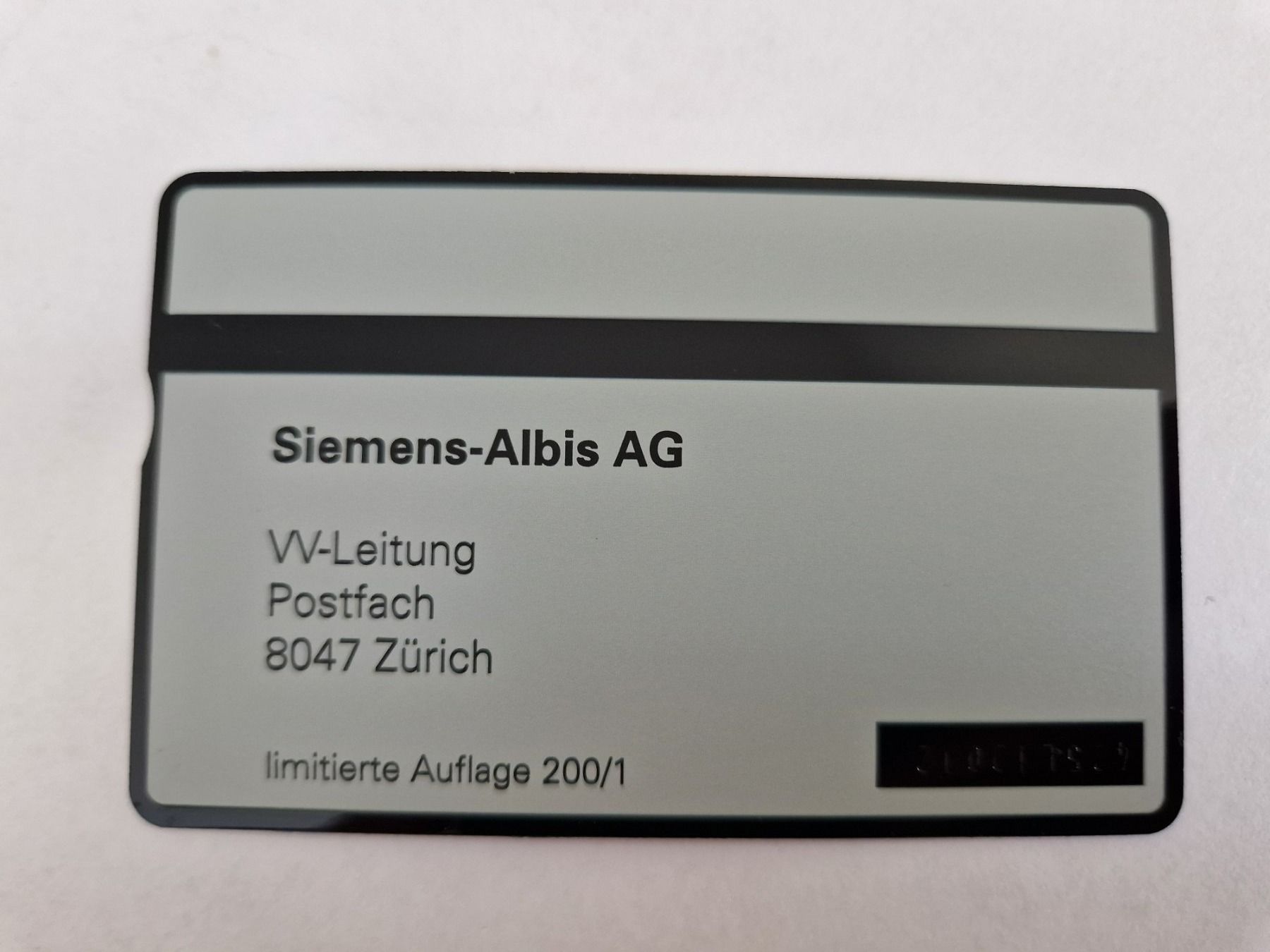 Telefon- & Taxkarten: Siemens Albis AG /425L / 200ex – Gebraucht aus Rain von chesz 1
