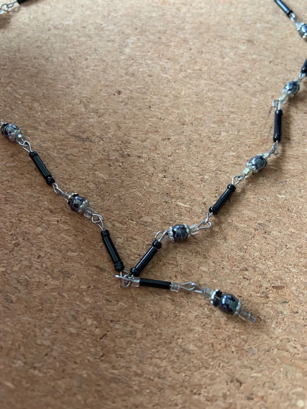 Ketten: Kette schwarz Fein leicht (ca 36cm) – Gebraucht aus Dittingen von Bijoubelle 2