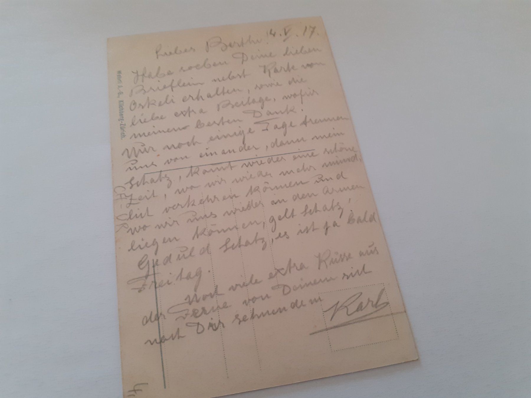 Cartoline postali: GOTTHARD BAHN - AMSTEG - 1917 – Usato da Winterthur venduto da Ornyx7 1