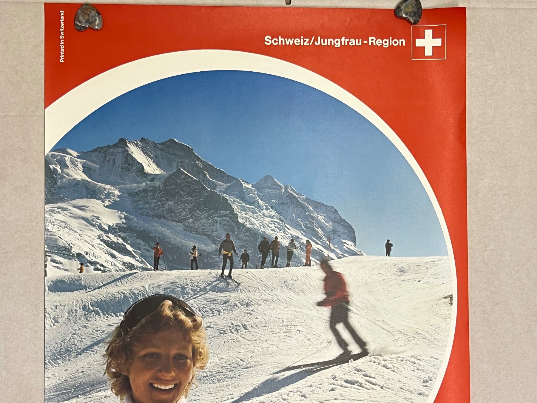Poster & Bilder: Altes Plakat Kleine Scheidegg Jungfrau – Gebraucht aus Vaduz von Unikate-Markt 4
