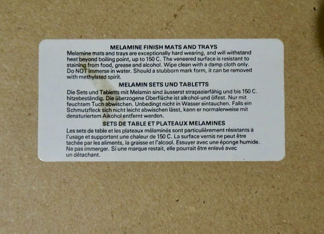 Geschirrsets: Set 6 dessous de plat Wildfowl oiseaux – Neu und originalverpackt aus Châtelaine von fil_7lqg 6
