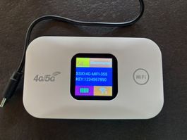 Router WIFI Mobile 4G/5G 300 Mbps USB Type C