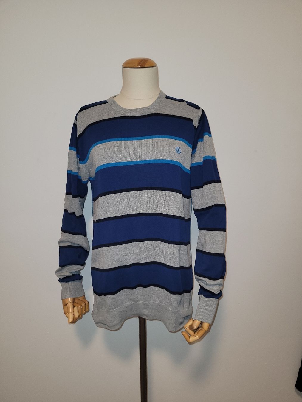 Pulls & Sweat-shirts: Element Pullover gestreift grau blau Grösse M guter Zustand – D'occasion à Solothurn par tingel_t 1