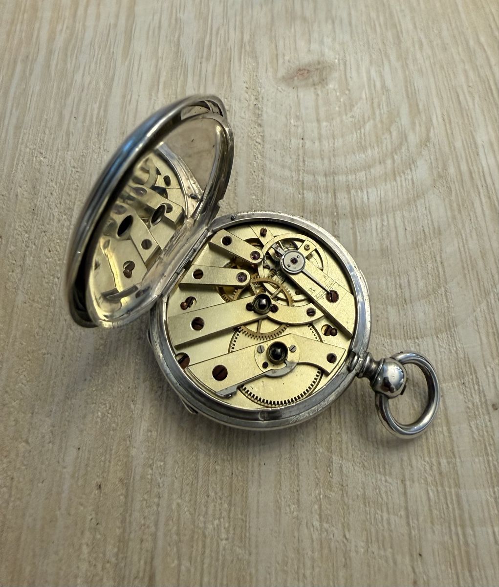 Orologi: Taschenuhr aus Silber / ca. Mitte 19. Jhd – Usato da Lupsingen venduto da slb_2wtb 4