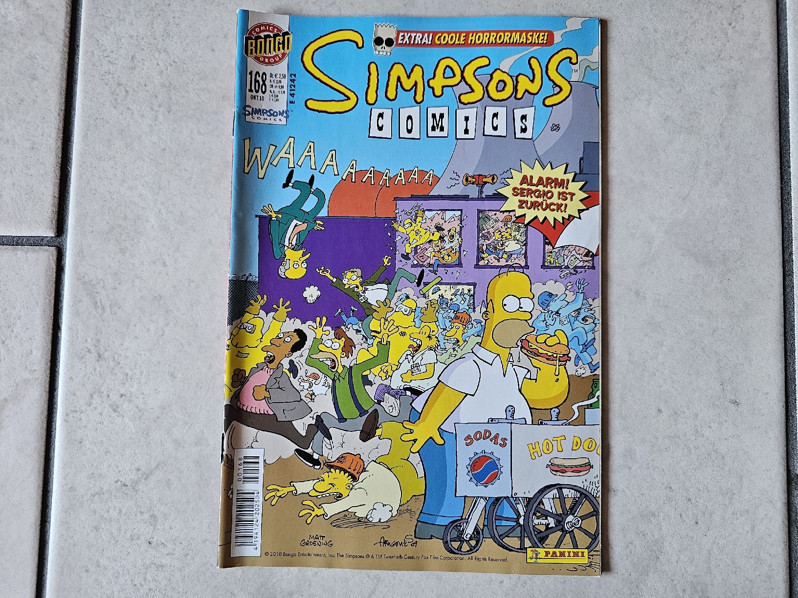 BD: Simpsons Comic  -  Heft #168 – D'occasion à Schneisingen par backstore24