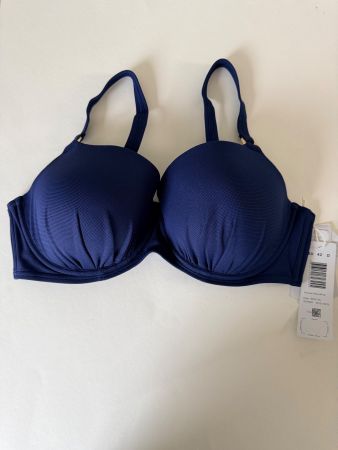 TRIUMPH, Bikini-Oberteil SUMMER GLOW, Grösse 42D, Dunkelblau