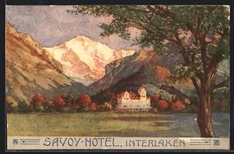 Interlaken, Blick zum Savoy-Hotel