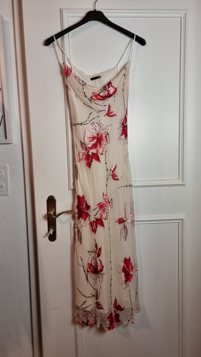 H&M Vestiti: Blumen Maxikleid Gr.32 Seide, Boho ,  Ibiza Still – Usato da Wald ZH venduto da CapLux 1