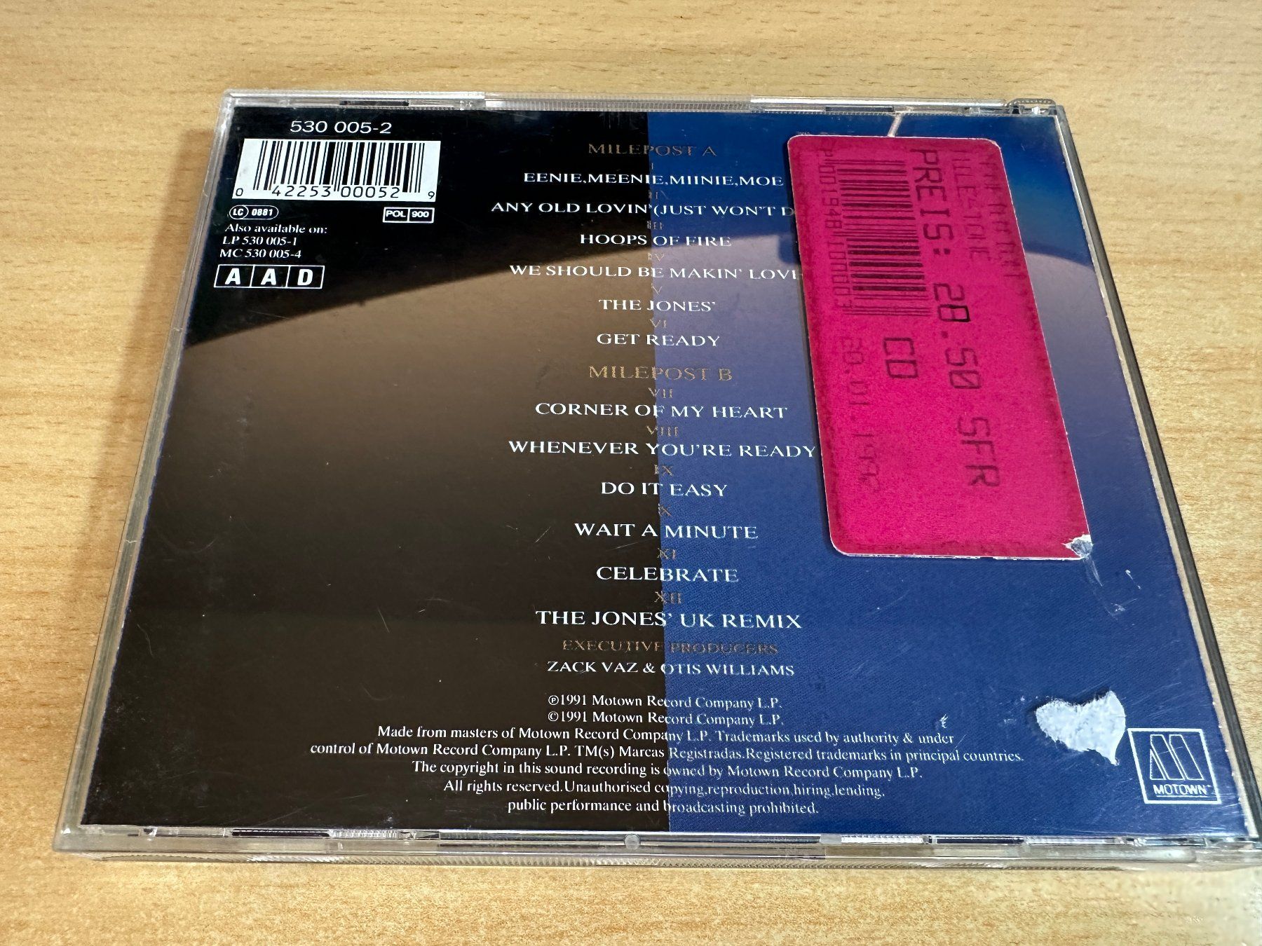 CD: T8 The Temptations – Milestone – Usato da Rikon im Tösstal venduto da Alpenmutz 1