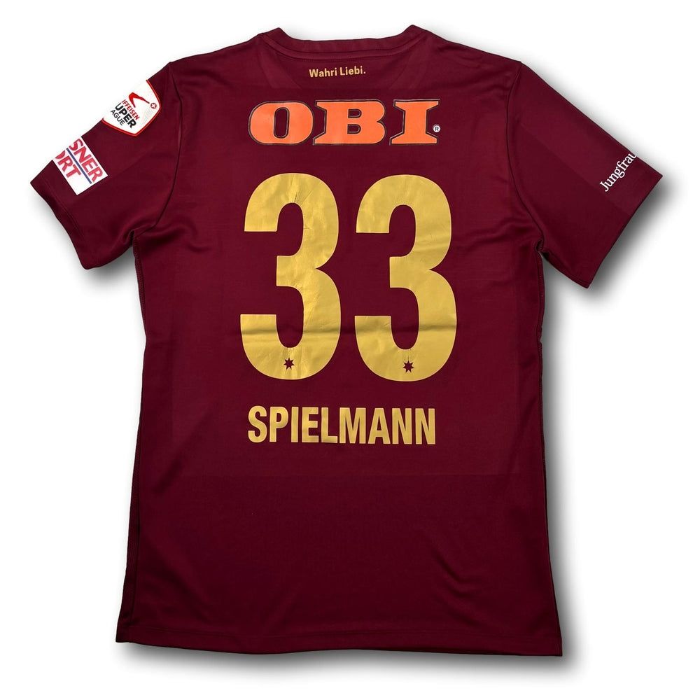 FC Thun Canottiere & Pantaloni: FC Thun - 2014-15 - Matchworn - Spezial - M - Spielmann – Usato da Bolligen venduto da ToTheJerseyEquipment