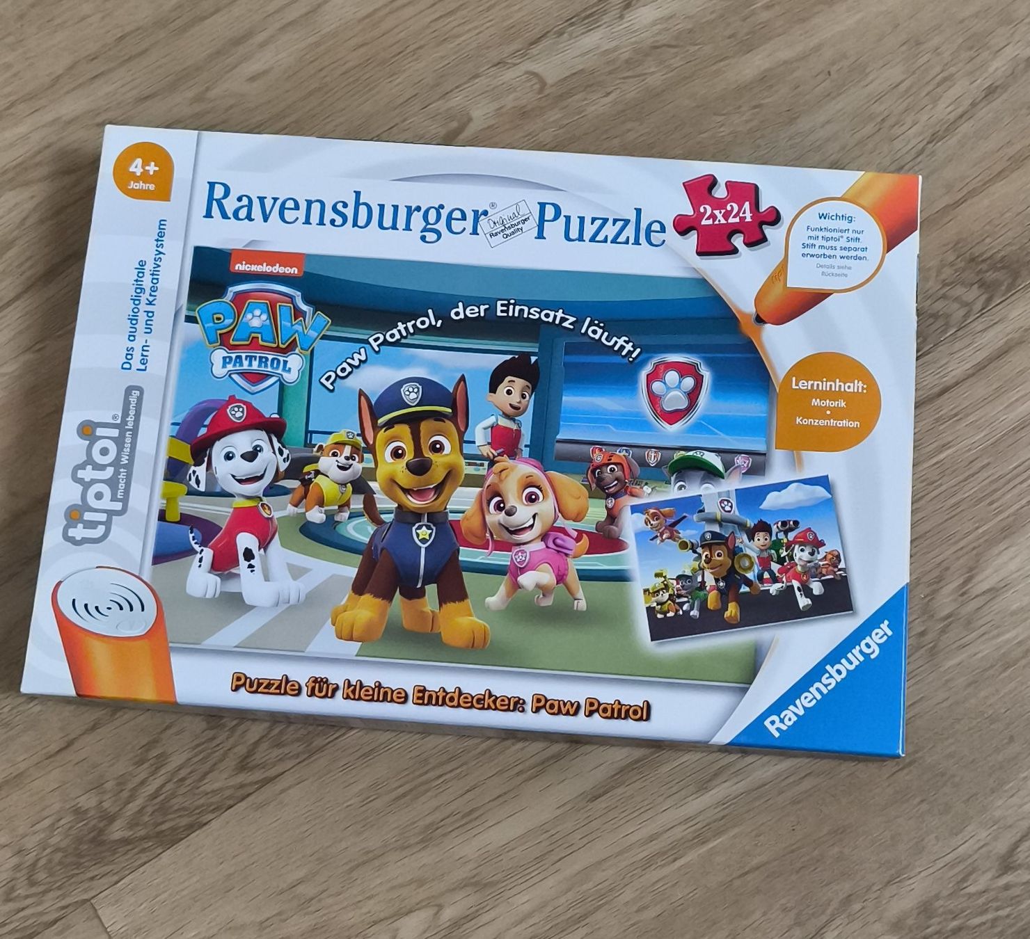 Tiptoi Puzzle: Puzzle Pat' Patrouille 2x24 pièces. – Usato da Ins venduto da zirila