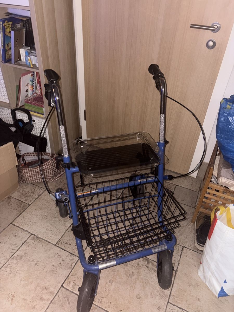 Ausili per la deambulazione: Déambulateur bleu en acier – Usato da Moudon venduto da Mr_Bome 4