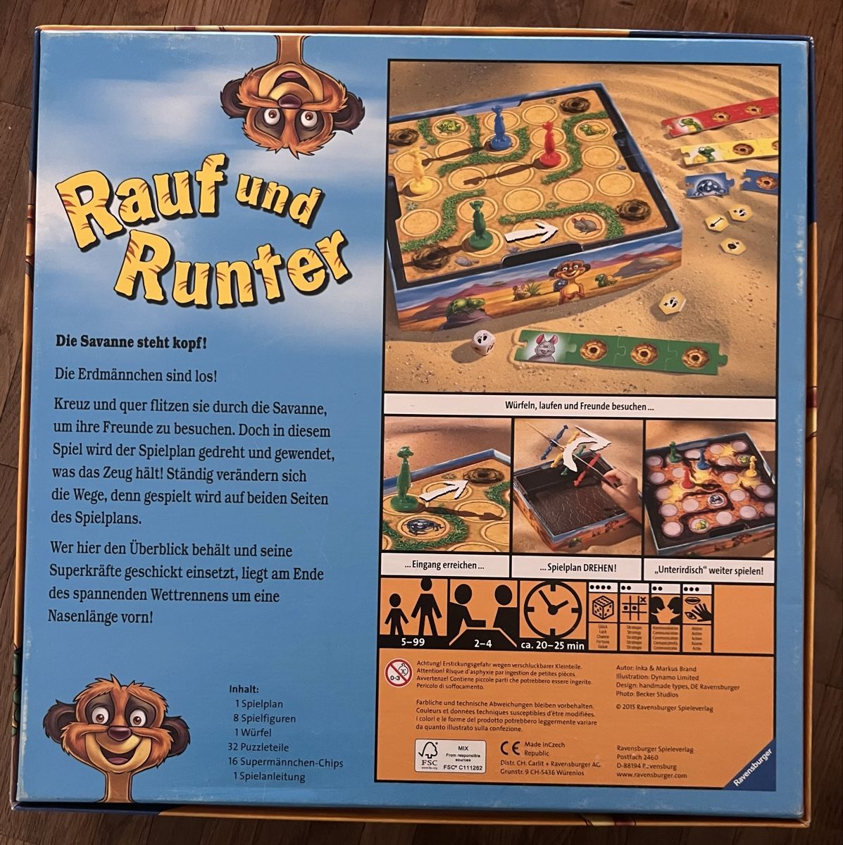 Ravensburger Giochi: Rauf und Runter, Die Savanne steht kopf! – Usato da Männedorf venduto da nor_9mzn 1