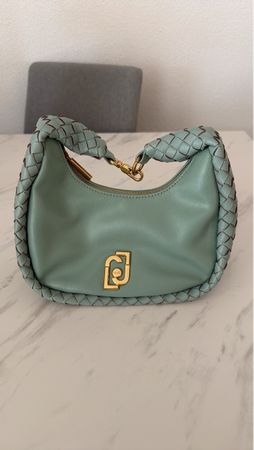 Liu Jo Handtasche mintgrün Leder geflochten
